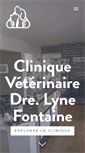 Mobile Screenshot of cliniquevetfontaine.com
